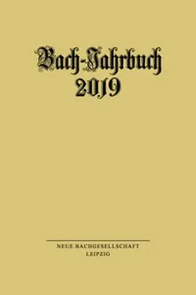 Wollny |  Bach-Jahrbuch 2019 | Buch |  Sack Fachmedien