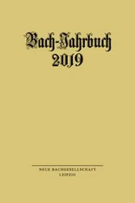 Wollny |  Bach-Jahrbuch 2019 | eBook | Sack Fachmedien