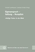 Landmesser / Schüle |  Eigenanspruch – Geltung – Rezeption | eBook | Sack Fachmedien