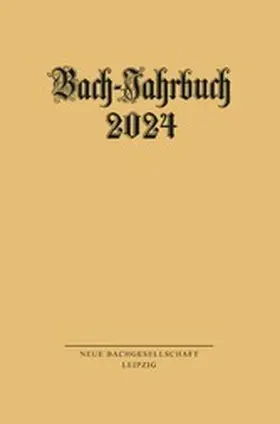 Wollny |  Bach-Jahrbuch 2024 | eBook | Sack Fachmedien