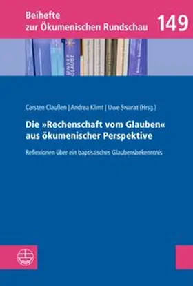 Claußen / Klimt / Swarat |  Die 'Rechenschaft vom Glauben' aus ökumenischer Perspektive | Buch |  Sack Fachmedien