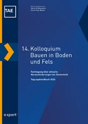 Moormann / Vogt-Breyer | 14. Kolloquium Bauen in Boden und Fels | E-Book | www.sack.de