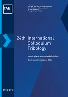 V. | 24th International Colloquium Tribology | E-Book | www.sack.de