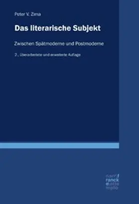 Zima |  Das literarische Subjekt | eBook | Sack Fachmedien