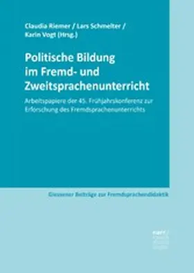 Riemer / Schmelter / Vogt |  Politische Bildung im Fremd- und Zweitsprachenunterricht | eBook | Sack Fachmedien