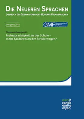  Die Neueren Sprachen 2025 | Buch |  Sack Fachmedien