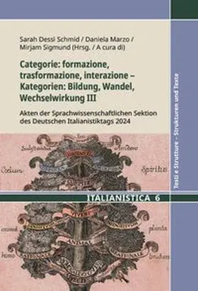 Dessì Schmid / Marzo / Sigmund |  Categorie: formazione, trasformazione, interazione - Kategorien: Bildung, Wandel, Wechselwirkung III | Buch |  Sack Fachmedien