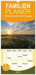 Keller |  Familienplaner 2024 - Vulkanlandschaft Hegau mit 5 Spalten (Wandkalender, 21 x 45 cm) CALVENDO | Sonstiges |  Sack Fachmedien
