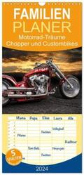 Pohl |  Familienplaner 2024 - Motorrad-Träume ¿ Chopper und Custombikes mit 5 Spalten (Wandkalender, 21 x 45 cm) CALVENDO | Sonstiges |  Sack Fachmedien