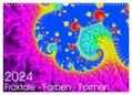 Fischer |  Fraktale - Farben - Formen 2024 (Wandkalender 2024 DIN A3 quer), CALVENDO Monatskalender | Sonstiges |  Sack Fachmedien