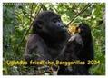 Krause |  Ugandas friedliche Berggorillas (Wandkalender 2024 DIN A3 quer), CALVENDO Monatskalender | Sonstiges |  Sack Fachmedien