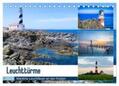 Bosse |  Leuchttürme - Maritime Leuchtfeuer an den Küsten (Tischkalender 2024 DIN A5 quer), CALVENDO Monatskalender | Sonstiges |  Sack Fachmedien