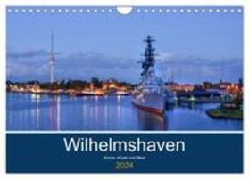 Müller | Wilhelmshaven - Sonne, Küste und Meer (Wandkalender 2024 DIN A4 quer), CALVENDO Monatskalender | Sonstiges | 978-3-383-23514-6 | sack.de