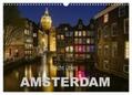 Wagner |  Nacht über Amsterdam (Wandkalender 2024 DIN A3 quer), CALVENDO Monatskalender | Sonstiges |  Sack Fachmedien