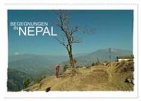 Wurm | BEGEGNUNGEN IN NEPAL (Wandkalender 2024 DIN A2 quer), CALVENDO Monatskalender | Sonstiges | 978-3-383-32956-2 | sack.de