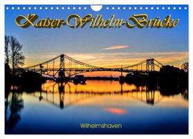 Müller | Kaiser-Wilhelm-Brücke Wilhelmshaven (Wandkalender 2024 DIN A4 quer), CALVENDO Monatskalender | Sonstiges | 978-3-383-41052-9 | sack.de