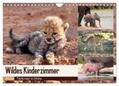 Herzog |  Wildes Kinderzimmer - Tierkinder in Afrika (Wandkalender 2024 DIN A4 quer), CALVENDO Monatskalender | Sonstiges |  Sack Fachmedien