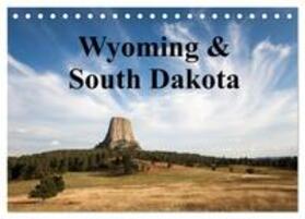 Wörndl | Wyoming & South Dakota (Tischkalender 2024 DIN A5 quer), CALVENDO Monatskalender | Sonstiges | 978-3-383-50915-5 | sack.de