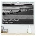 Haas |  Schwäbische Alb schwarzweiß (hochwertiger Premium Wandkalender 2024 DIN A2 quer), Kunstdruck in Hochglanz | Sonstiges |  Sack Fachmedien