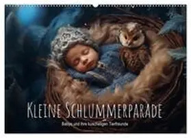 CALVENDO / artefacti |  Kleine Schlummerparade: Babys und ihre kuscheligen Tierfreunde (Wandkalender 2025 DIN A2 quer), CALVENDO Monatskalender | Sonstiges |  Sack Fachmedien