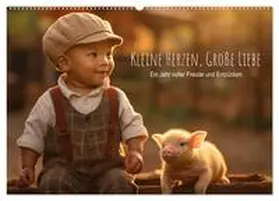 CALVENDO / artefacti |  Kleine Herzen, Große Liebe: Ein Jahr voller Freude und Entzücken (Wandkalender 2025 DIN A2 quer), CALVENDO Monatskalender | Sonstiges |  Sack Fachmedien
