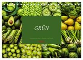 Michel / CALVENDO |  GRÜN - Gemüse und Obst - Knackig und Frisch (Tischkalender 2025 DIN A5 quer), CALVENDO Monatskalender | Sonstiges |  Sack Fachmedien