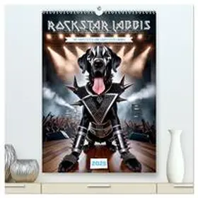 CALVENDO / Alberts |  Rockstar Labbi (hochwertiger Premium Wandkalender 2025 DIN A2 hoch), Kunstdruck in Hochglanz | Sonstiges |  Sack Fachmedien