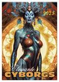 Braun / CALVENDO |  Elegante Cyborgs (Wandkalender 2025 DIN A2 hoch), CALVENDO Monatskalender | Sonstiges |  Sack Fachmedien