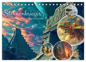 CALVENDO / Frost |  Sternenkrieger - Science Fiction Visionen der Maya und Azteken (Tischkalender 2025 DIN A5 quer), CALVENDO Monatskalender | Sonstiges |  Sack Fachmedien