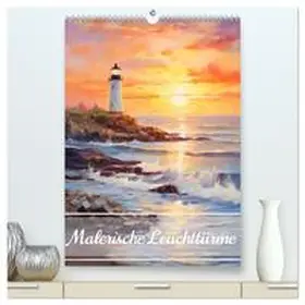 CALVENDO / Bee |  Malersiche Leuchttürme (hochwertiger Premium Wandkalender 2025 DIN A2 hoch), Kunstdruck in Hochglanz | Sonstiges |  Sack Fachmedien