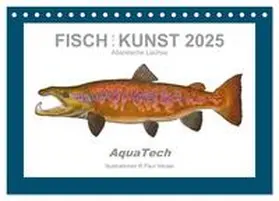 CALVENDO / Vecsei |  Fisch als Kunst 2025: Atlantische Lachse (Tischkalender 2025 DIN A5 quer), CALVENDO Monatskalender | Sonstiges |  Sack Fachmedien