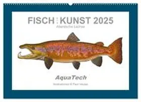 CALVENDO / Vecsei |  Fisch als Kunst 2025: Atlantische Lachse (Wandkalender 2025 DIN A2 quer), CALVENDO Monatskalender | Sonstiges |  Sack Fachmedien
