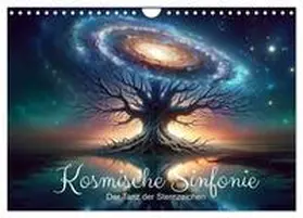 CALVENDO / artefacti |  Kosmische Sinfonie: Der Tanz der Sternzeichen (Wandkalender 2025 DIN A4 quer), CALVENDO Monatskalender | Sonstiges |  Sack Fachmedien
