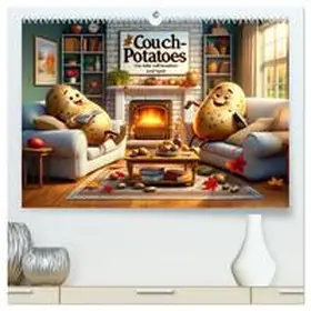 CALVENDO / artefacti |  Couch Potatoes: Ein Jahr voll Komfort und Spaß (hochwertiger Premium Wandkalender 2025 DIN A2 quer), Kunstdruck in Hochglanz | Sonstiges |  Sack Fachmedien
