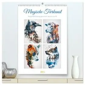 CALVENDO / Gierok-Latniak | Magische Tierkunst (hochwertiger Premium Wandkalender 2025 DIN A2 hoch), Kunstdruck in Hochglanz | Sonstiges | 978-3-383-78465-1 | www.sack.de