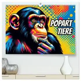CALVENDO / R. Stuhlmann |  Popart-Tiere (hochwertiger Premium Wandkalender 2025 DIN A2 quer), Kunstdruck in Hochglanz | Sonstiges |  Sack Fachmedien