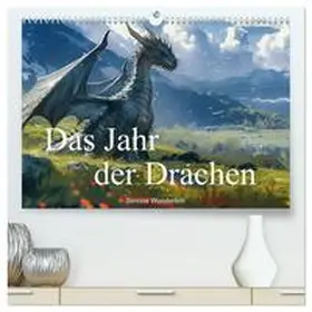 CALVENDO / Wunderlich |  Das Jahr der Drachen (hochwertiger Premium Wandkalender 2025 DIN A2 quer), Kunstdruck in Hochglanz | Sonstiges |  Sack Fachmedien