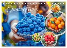 CALVENDO / Frost |  Ernteglück - Eine handvoll süßer Früchte zum Anbeißen (Tischkalender 2025 DIN A5 quer), CALVENDO Monatskalender | Sonstiges |  Sack Fachmedien