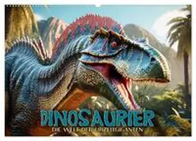 CALVENDO / Utz |  Dinosaurier - die Welt der Urzeitgiganten (Wandkalender 2025 DIN A2 quer), CALVENDO Monatskalender | Sonstiges |  Sack Fachmedien