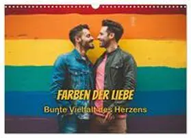CALVENDO / R. Stuhlmann |  Farben der Liebe: Bunte Vielfalt des Herzens (Wandkalender 2025 DIN A3 quer), CALVENDO Monatskalender | Sonstiges |  Sack Fachmedien
