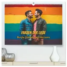 CALVENDO / R. Stuhlmann |  Farben der Liebe: Bunte Vielfalt des Herzens (hochwertiger Premium Wandkalender 2025 DIN A2 quer), Kunstdruck in Hochglanz | Sonstiges |  Sack Fachmedien