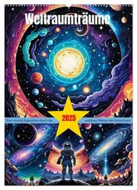 CALVENDO / Lehmann |  Weltraumträume (Wandkalender 2025 DIN A2 hoch), CALVENDO Monatskalender | Sonstiges |  Sack Fachmedien