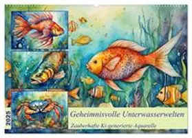 CALVENDO / Kleemann |  Geheimnisvolle Unterwasserwelten (Wandkalender 2025 DIN A2 quer), CALVENDO Monatskalender | Sonstiges |  Sack Fachmedien