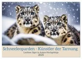 CALVENDO / Kleemann |  Schneeleoparden - Meister der Tarnung (Wandkalender 2025 DIN A3 quer), CALVENDO Monatskalender | Sonstiges |  Sack Fachmedien