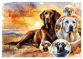 CALVENDO / Kleemann |  Voller Kraft und Energie - Labrador-Retriever (Wandkalender 2025 DIN A4 quer), CALVENDO Monatskalender | Sonstiges |  Sack Fachmedien