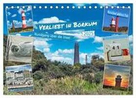 CALVENDO / Kleemann |  Verliebt in Borkum (Tischkalender 2025 DIN A5 quer), CALVENDO Monatskalender | Sonstiges |  Sack Fachmedien