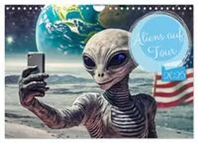 CALVENDO / pixs:sell |  Aliens auf Tour (Wandkalender 2025 DIN A4 quer), CALVENDO Monatskalender | Sonstiges |  Sack Fachmedien