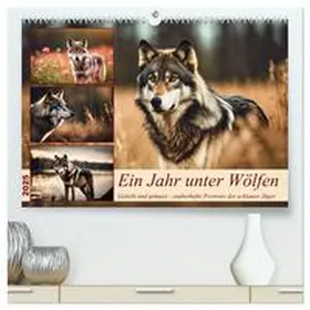 CALVENDO / Kleemann |  Ein Jahr unter Wölfen (hochwertiger Premium Wandkalender 2025 DIN A2 quer), Kunstdruck in Hochglanz | Sonstiges |  Sack Fachmedien