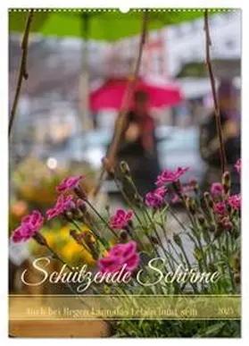CALVENDO / Fritsche |  Schützende Schirme - Auch bei Regen kann das Leben bunt sein (Wandkalender 2025 DIN A2 hoch), CALVENDO Monatskalender | Sonstiges |  Sack Fachmedien