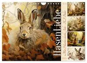 CALVENDO / Löwer |  Hasenliebe (Wandkalender 2025 DIN A4 quer), CALVENDO Monatskalender | Sonstiges |  Sack Fachmedien
